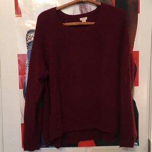 J-Crew Maroon Sweater